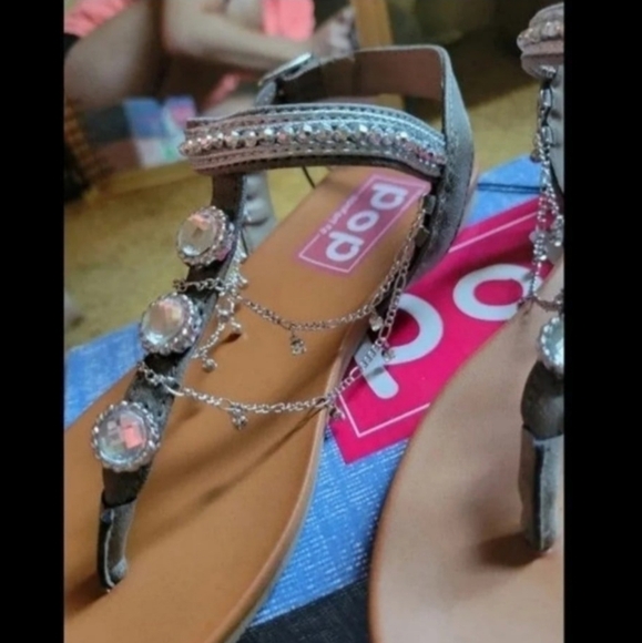 ♥︎BNIB JELLYPOP Ankle Strap Sandals♥︎ - Picture 10 of 12